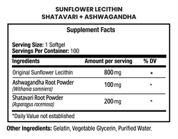 Sunflower Lecithin Shatavari + Ashwagandha image 2