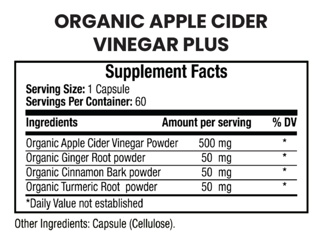 Organic Apple Cider Vinegar plus - Image 2