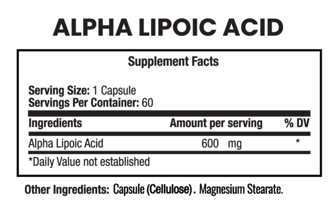 Alpha Liopic Acid - Image 2