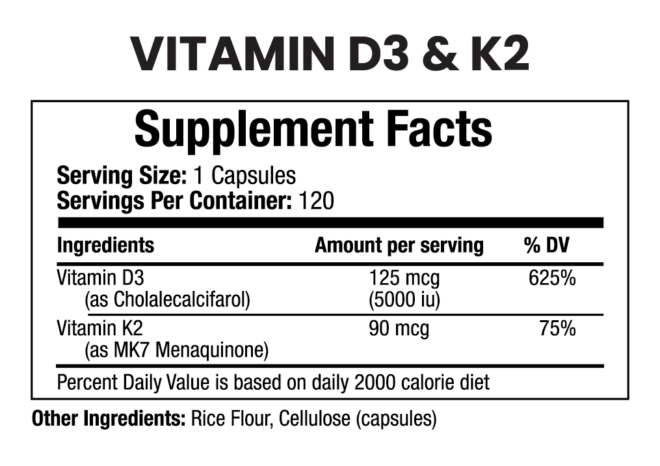 Vitamin D3 & K2 - Image 2