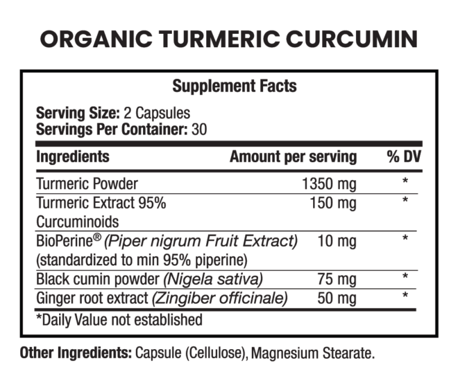 Organic Turmeruc Curcumin - Image 2