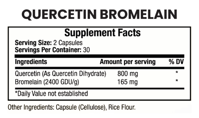 Quercetin Bromelain - Image 2