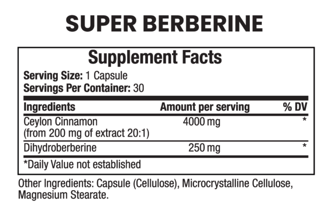 Super Berberine with Ceylon Cinnamon - Image 2