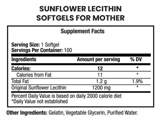 Sunflower Lecithin Softgels for Women - Image 2