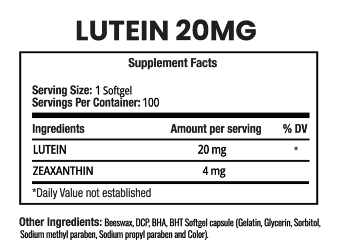 Lutein 20mg - Image 2